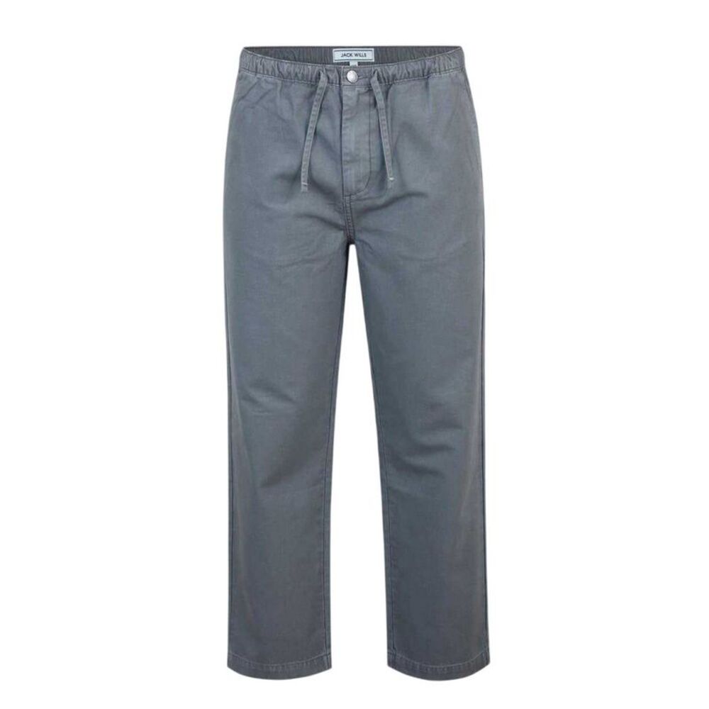 Jack Wills Mens Wide Leg Chinos / Slate